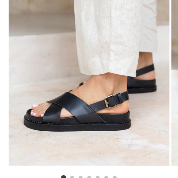 New! Liberté Leather Capri Sandal - Picture 3 of 11